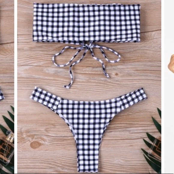 Plaid bikini set - Picture 2 of 5